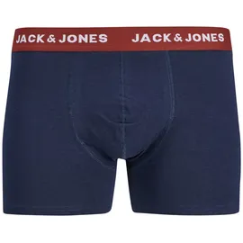 JACK & JONES JACSOLID TRUNKS Blau/Schwarz/Grau S 12er Pack