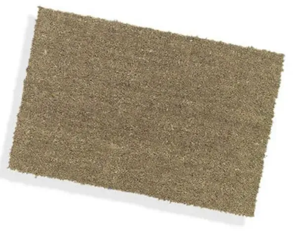 Schmutzfangmatte Nölle Velours Natur 49 x 79 cm Kokos für den Übergangsbereich mit PVC Rückseite
