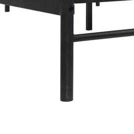 Beliani Mauressac 140 x 200 cm Schwarz