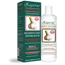 Zigavus Haarshampoo ZIGAVUS Extra Plus Knoblauch Shampoo 450ml, 3-tlg.