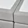 Beliani Boxspringbett hellgrau Textil, 160x200 cm