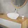 luxebath Aufsatzwaschbecken Oval 41 x 14,2 cm