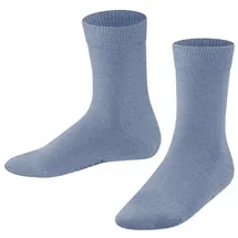 Falke Unisex Kinder Socken Family K So nachhaltige Baumwolle einfarbig 1 Paar, Blau Light Jeans 6662, 39-42 - 39-42