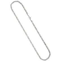 Jobo Königskette 925 Silber diamantiert