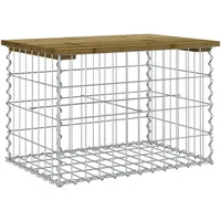 deluke Gabionenbank BIKS 63 × 44 × 42 cm