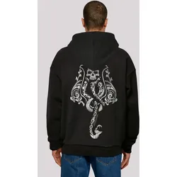 Kapuzenpullover F4NT4STIC "Harry Potter Dark Mark Lord Voldemort", Herren, Gr. S, schwarz, Obermaterial: 100% Baumwolle, casual, oversize, Langarm, Pullover, Print