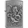 Zippo Sturmfeuerzeug - Octopus, Satin Chrome, Emblem - Nachfüllbar - Wiederverwendbar - Windfestes Design - Geschenkbox - Made in USA