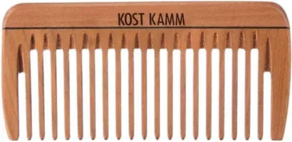 Kost Kamm Mini-Taschenkamm, Holz, mittel, 8cm