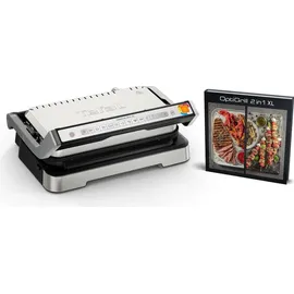 Tefal OptiGrill 2in1 XL 2200 W silber