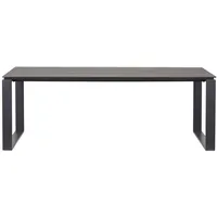 VCM ebuy24 Martinus Gartentisch 210x100 cm Schwarz