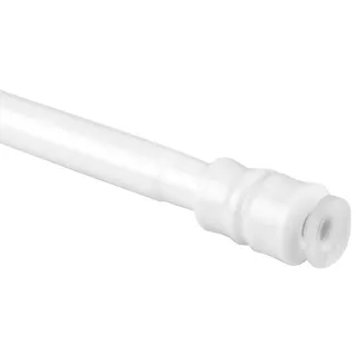 BestLivings Klemmstange mit Schraubtechnik Weiß, 25 bis 40 cm,