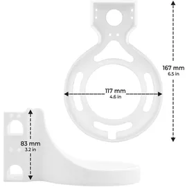 mobilefox Wandhalterung passend für TP-Link Deco X50 AX3000 Mesh WLAN Router Halter