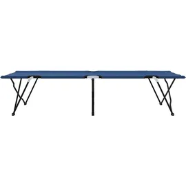 vidaXL Feldbett Klapp Schlafbett Blau