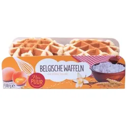 NurPuur Belgische Waffeln mit Vanille bio