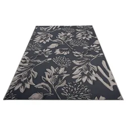 Outdoorteppich Piombino Mischgewebe Blau Blue 80 x 150 cm