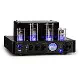 Auna Amp VT Röhrenverstärker HiFi-Verstärker 2x35W RMS BT Opt./Koax./AUX-In