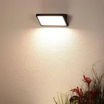 OEM Außenwandleuchte Kunststoff 12,3 cm spritzwassergeschützt schwarz