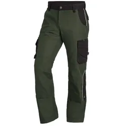 Premium Bundhose BRUNO "Twill 300" - 60 - olive/schwarz