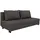 Homesy Schlafcouch mit Bettkasten 2-Sitzer Silber