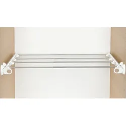 SERVETTO Self System Schrankauszug Plus Aluminium/weiß