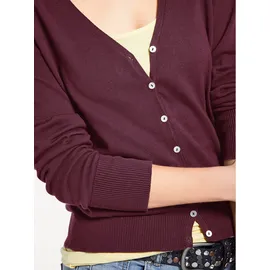 Heine Feinstrickjacke rot 42