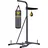 GYRONETICS GYRONETICS® Boxstation Freistehender - inkl. 21 kg Boxsack und Punchingball, bis 100 kg Belastbar - Boxstand, Boxsackständer, Boxsackhalterung, B... - Grau