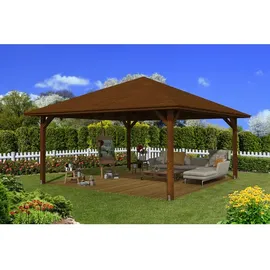 SKANHOLZ Cannes 5,69 x 5,69 m Nussbaum