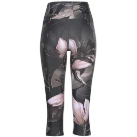 LASCANA ACTIVE Caprileggings Damen khaki-gemustert-hellrosa Gr.M (40/42)