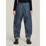 G-Star Cargo 3D Boyfriend Hose", - Dunkelblau - Damen, - 27-28