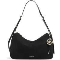 Michael Kors Nolita Medium Schultertasche Leder/Nubukleder Black