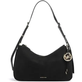 Michael Kors Nolita Medium Schultertasche Leder/Nubukleder Black