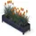 upyard Hochbeet Pflanzkasten 118 x 36 x 32 cm Schwarz