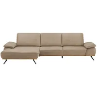 meinSofa Ecksofa  Fiona , braun , Maße (cm): B: 322 H: 89 T: 187.0