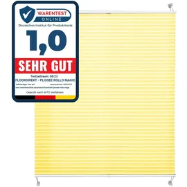 Karat Plissee Magic 100 x 200 cm gelb