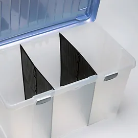 CASARIA Aufbewahrungsbox 120 l 1-tlg. blau