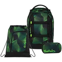 Satch Pack 3-tlg. Seismic Green