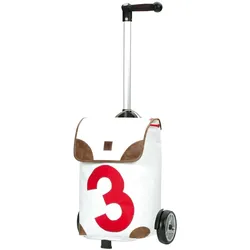 360° Taschen Lee Trolley rote Zahl mit schwarzem Griff
