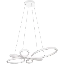 Trio Fly 1-flg. 83 cm geschwungen weiß matt