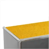 Eco Filzauflage geeignet für USM Haller Möbel inkl. Antirutschmatte (Curry, 33,5 x 33,5cm)