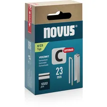 Novus Schmalrückenklammern Typ 4 23 mm 1000 Stück