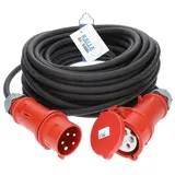 KALLE DAS KABEL KALLE Verlängerungskabel cee 400V 32A 4,0mm2 Phasenwender IP44 20 Meter