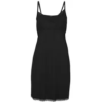 LASCANA Damen Nachthemd schwarz Gr.44/46