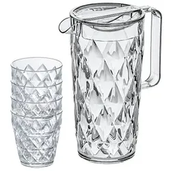 koziol Karaffe Crystal 1,6 l, 1 Set