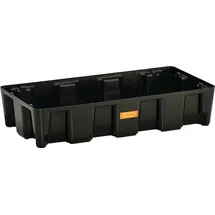 Cemo Auffangwanne 35 HD, schwarz, 35 l L800xB400xH165mm PE o.PE-Rost