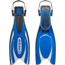 Cressi Herren Flossen Frog Plus, blau/sliber, 39/41, BF202040