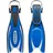 Cressi Herren Flossen Frog Plus, blau/sliber, 39/41, BF202040