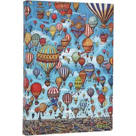 paperblanks ltd. Festival der Ballons 12-Monatskalender 2027 Midi Tagesüberblick