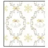 Ursus Transparentpapier 115 g/qm A4 25 Blatt Classic Christmas creme/braun