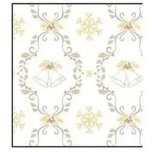 Ursus Transparentpapier 115 g/qm A4 25 Blatt Classic Christmas creme/braun