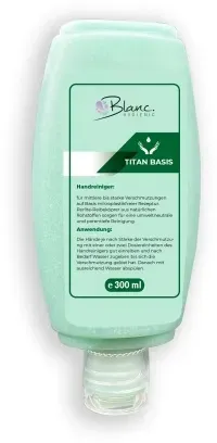 Blanc HYGIENIC SET: Mini Fix-System - 2x Mini Fix Spender + Grobreiniger für stärkere Verschmutzungen, natürlich, 4x300 ml